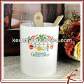 white ceramic kitchen holder for Chrismas